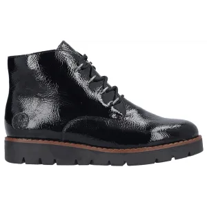 Rieker 44902-00 (Martine) Black Patent Boots