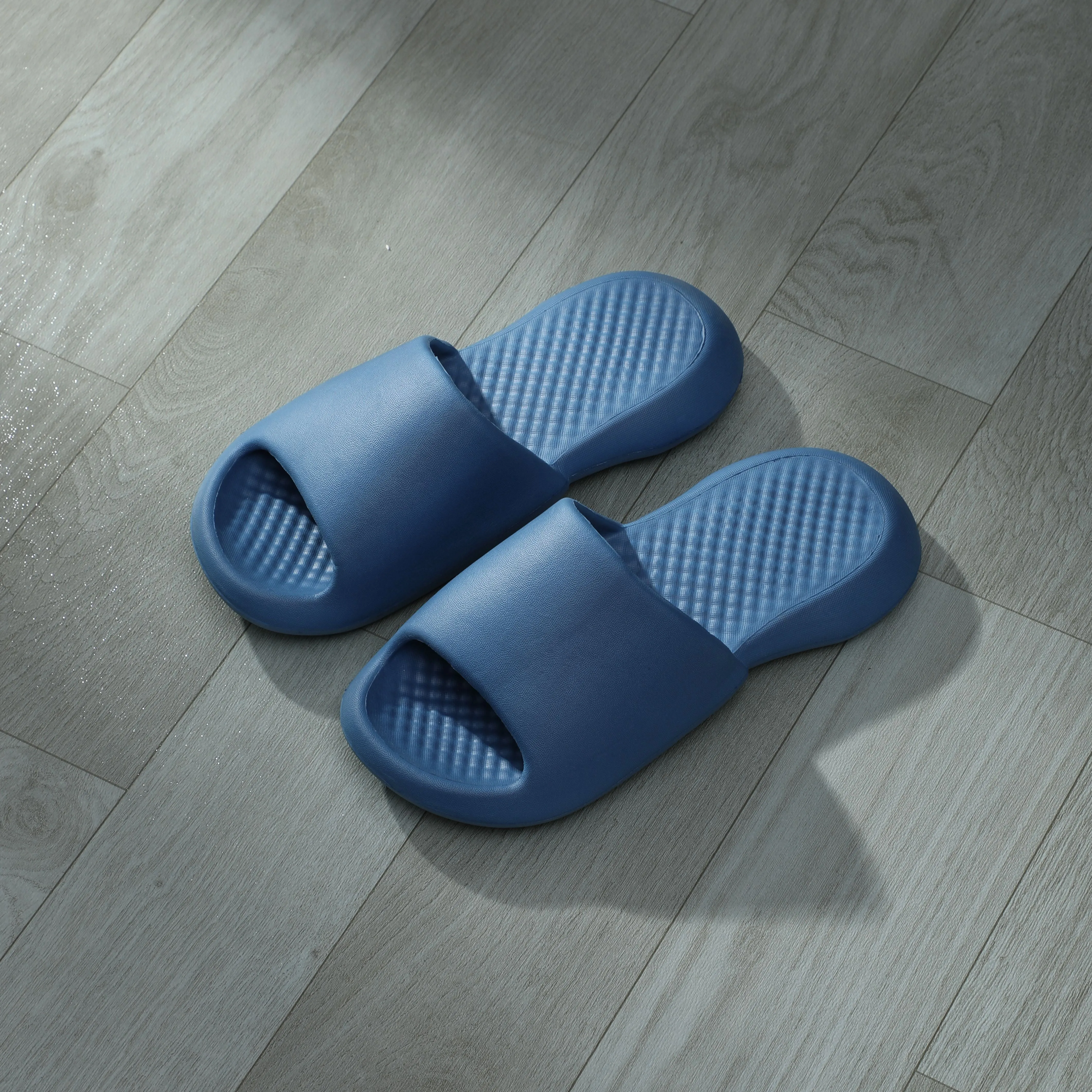 Roxoni Men's Solid Slipon Sports Casual Comfort Soft Breathable Slippers