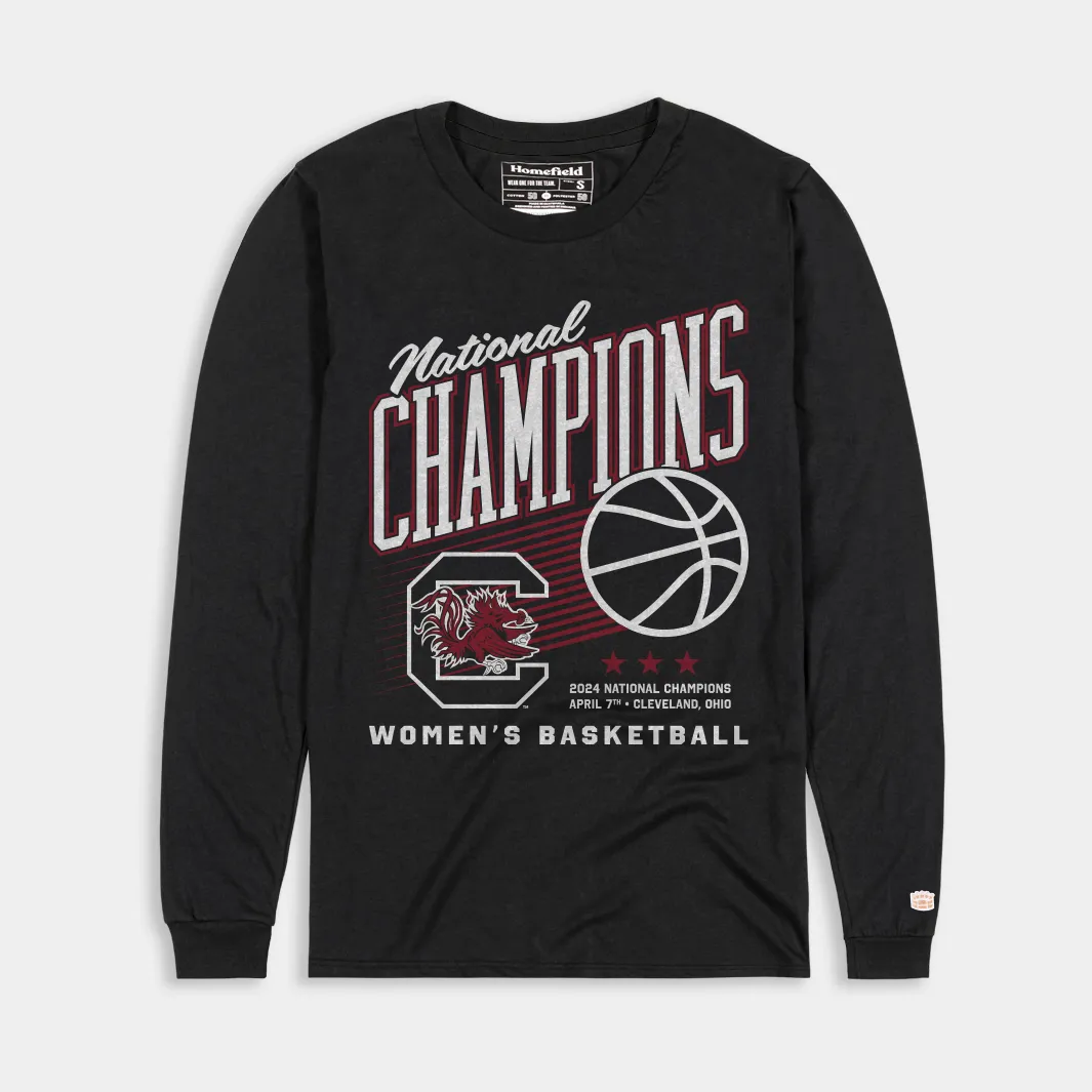 South Carolina Women's Basketball 2024 Champs Long Sleeve