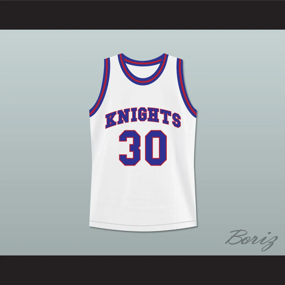 Stephen Curry 30 Charlotte Christian High School Knights White Basketball Jersey 1