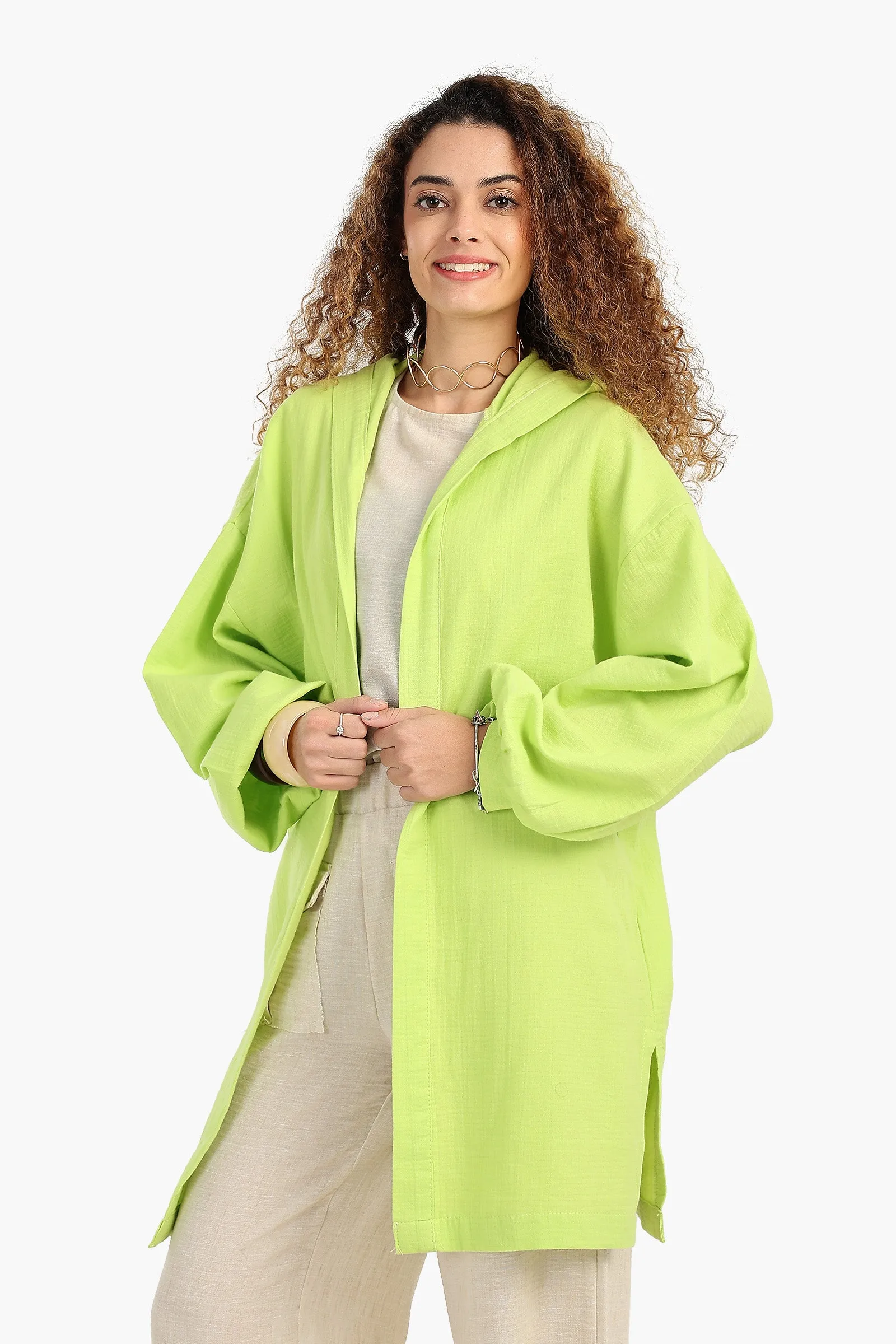 Summer Hooded Cardigan