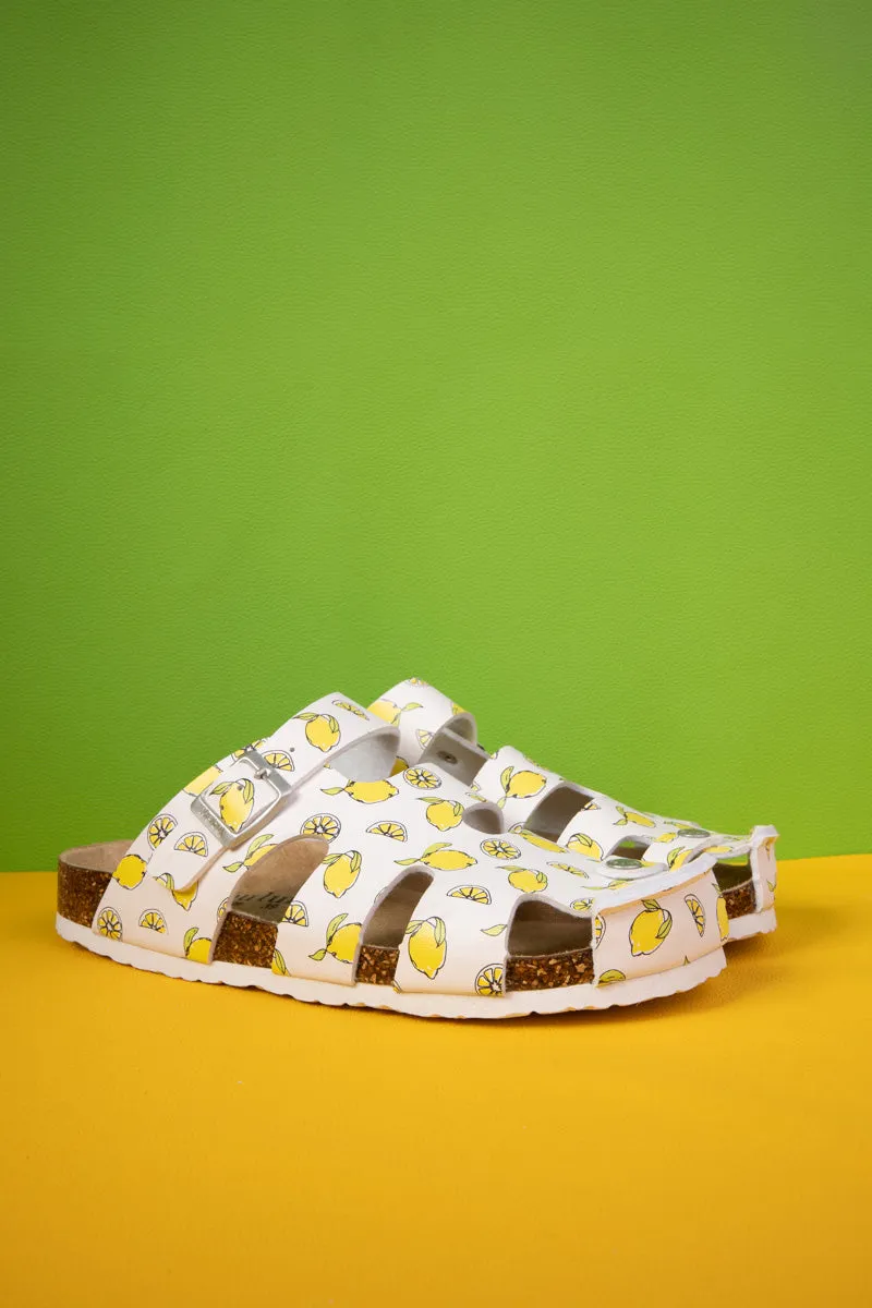 Summer Picnic Cut-Out Clog - Yellow