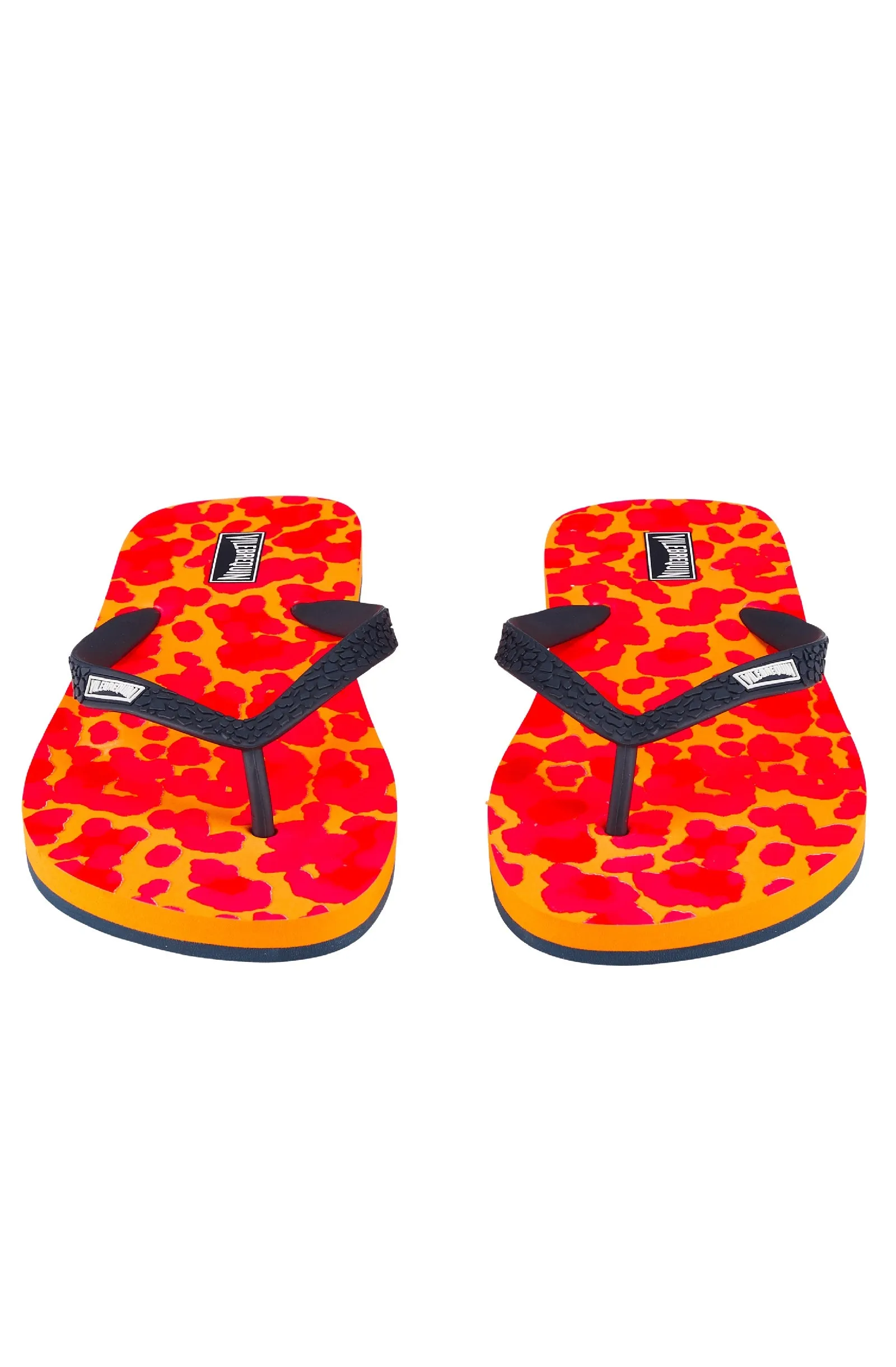 VILEBREQUIN Women Beach Flip Flops New Leopard