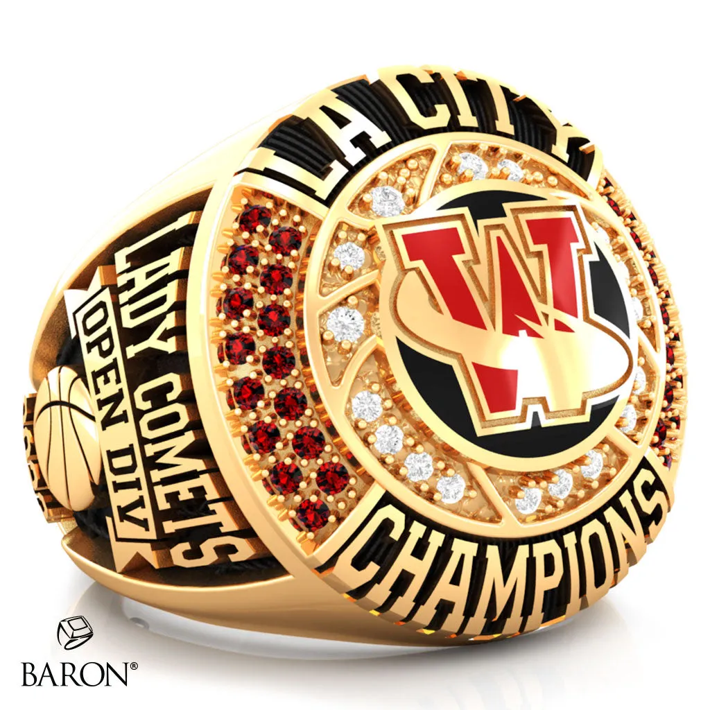 Westchester Girls Basketball 2023 Championship Ring - Design 2.4