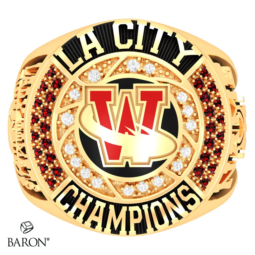 Westchester Girls Basketball 2023 Championship Ring - Design 2.4