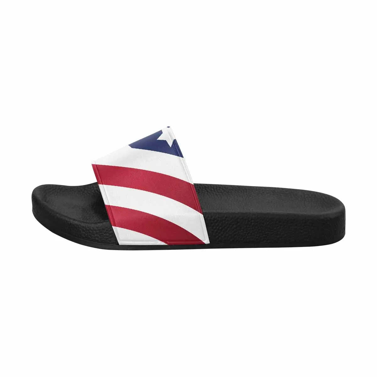 Womens Slide Sandals, Stars and Stripes Print